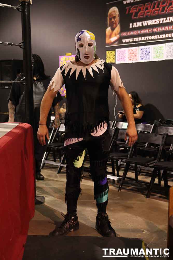 Various photographs of the Freakshow Wrestling California event on 01/14/2012.  This was my first time shooting the event.  I was actually brought in to do some custom shots of the wrestlers for web site animations.