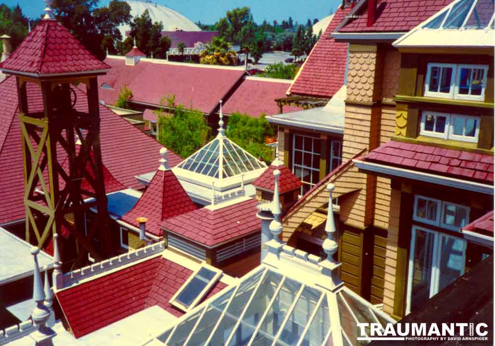 Rooftops at Winchester Mystery House