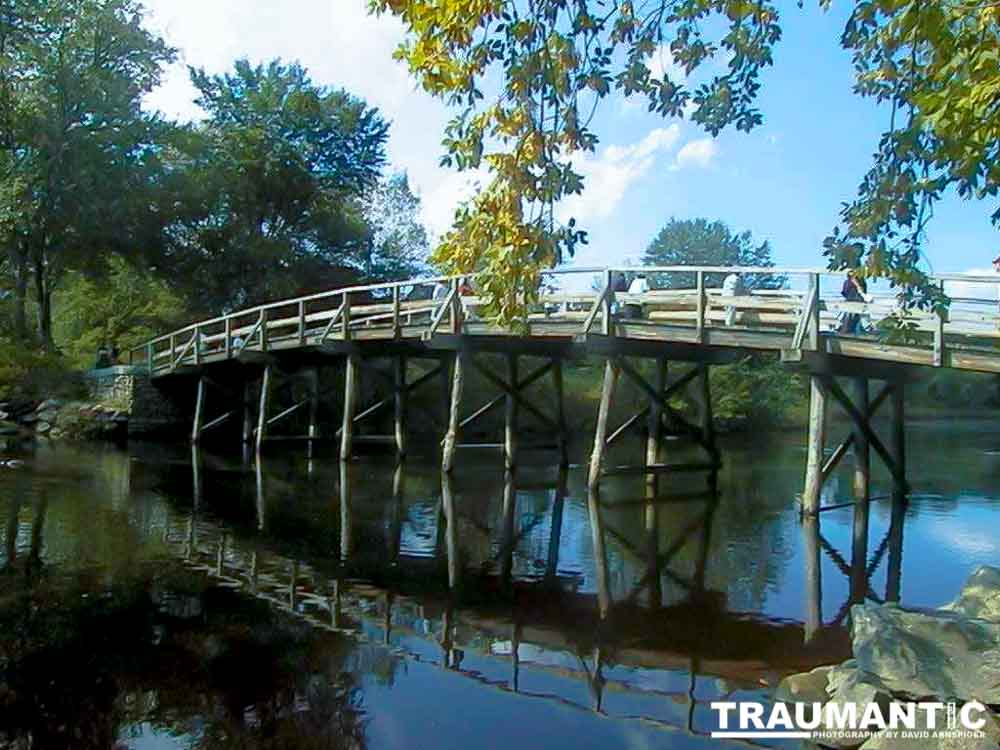 My first planned photo, The Old North Bridge.