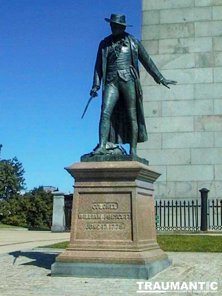 Colonel William Prescott memorial statue