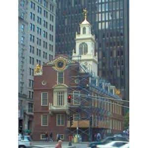 The Old State House and Boston Massacre site
