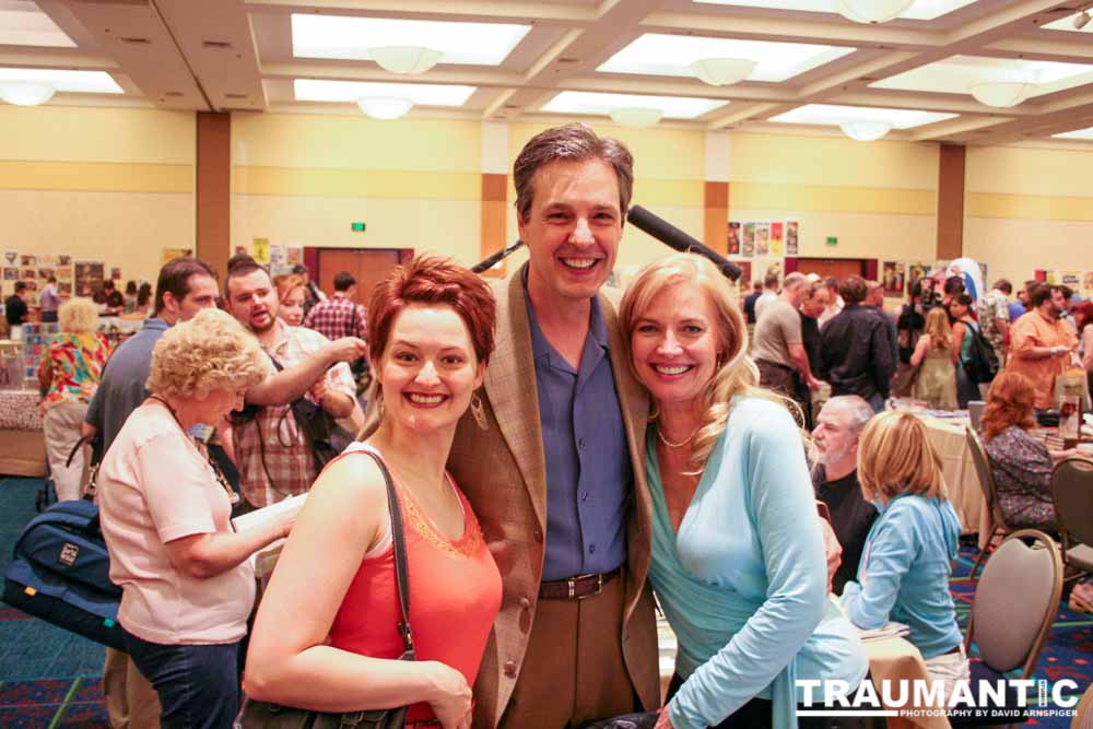 July 2006 Hollywood Collector's Show at the Burbank Airport Hilton.

This is Larry Anderson and his wife with Cindy Morgan from Caddyshack and TRON.

Larry was originally pegged to play a major role in TRON.