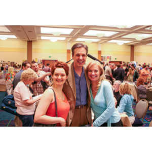 July 2006 Hollywood Collector's Show at the Burbank Airport Hilton.

This is Larry Anderson and his wife with Cindy Morgan from Caddyshack and TRON.

Larry was originally pegged to play a major role in TRON.