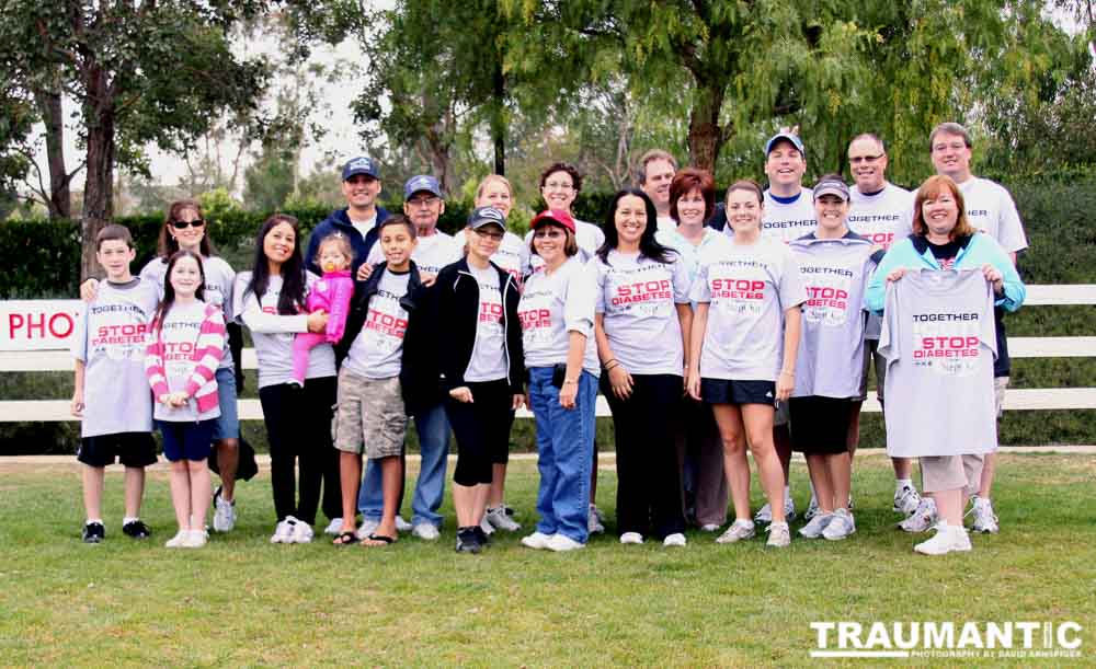 My first yeaer shooting the team photos for the Step Out walk in Valencia, CA.