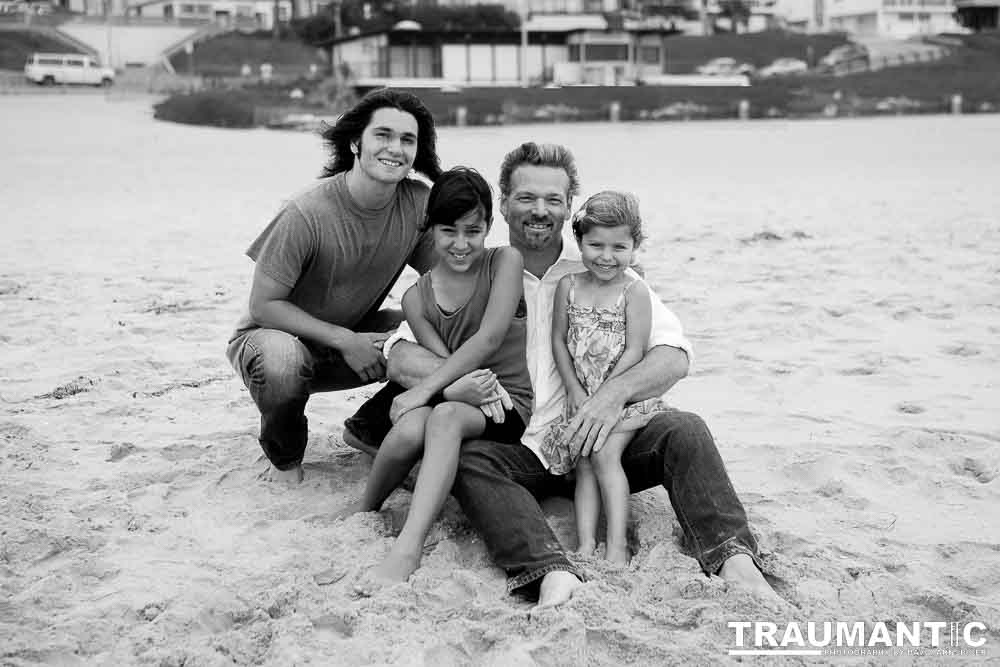 One of two shoots I scheduled on the same day on the same stretch of Manhattan Beach.   I will also point out that there were some big ugly tractors behind this family in the original shot.  Thank you PhotoShop.