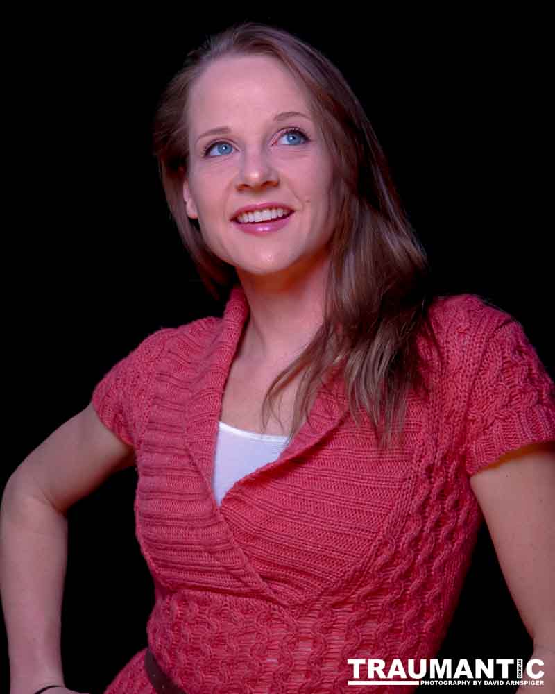 A really cute instructor who taught pole dancing.  Gorgeous eyes.