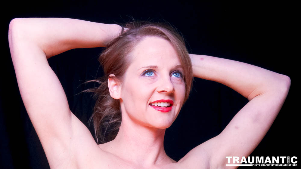 A really cute instructor who taught pole dancing.  Gorgeous eyes.