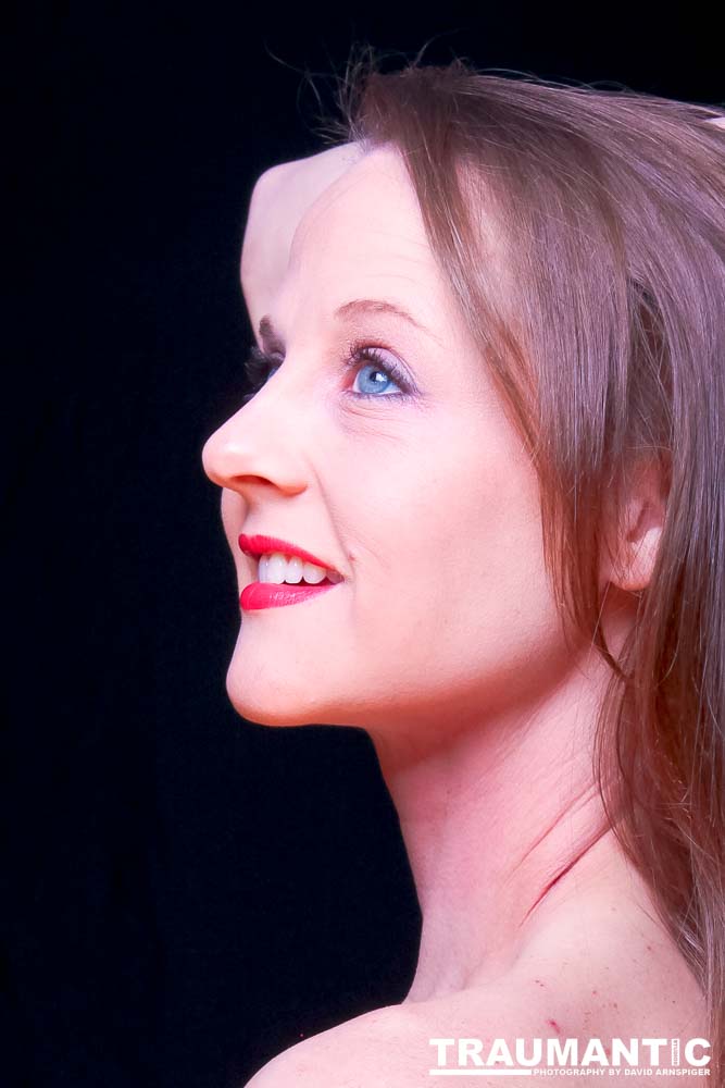 A really cute instructor who taught pole dancing.  Gorgeous eyes.