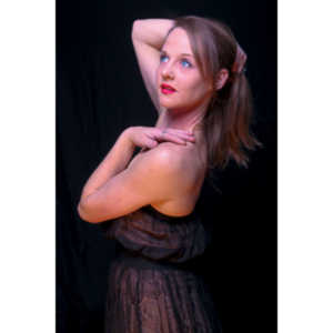 A really cute instructor who taught pole dancing.  Gorgeous eyes.