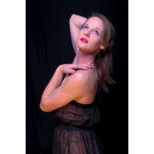 A really cute instructor who taught pole dancing.  Gorgeous eyes.