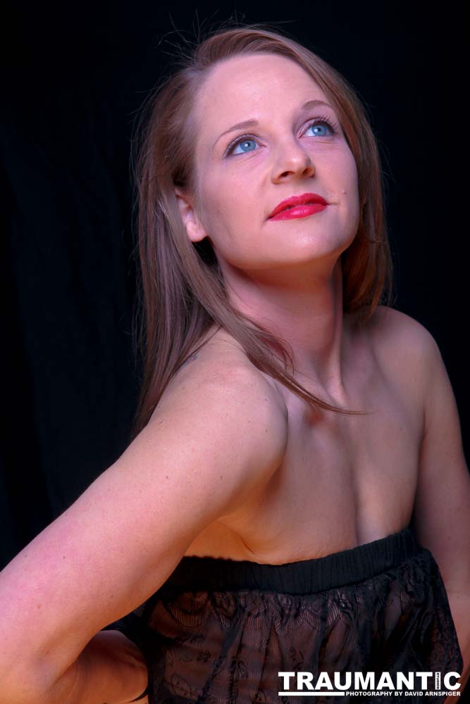 A really cute instructor who taught pole dancing.  Gorgeous eyes.