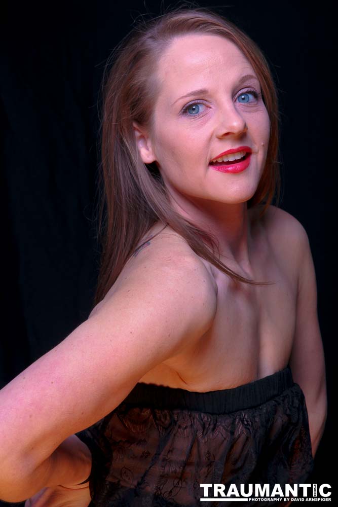 A really cute instructor who taught pole dancing.  Gorgeous eyes.