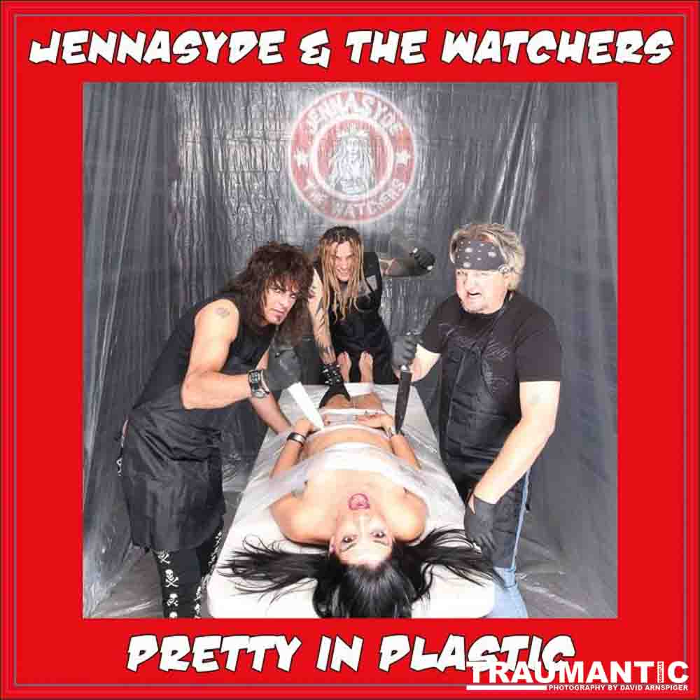 I was commissioned by Jenna to shoot band images and a possible cover image for their upcoming Pretty In Plastic album.  This is the final album cover.