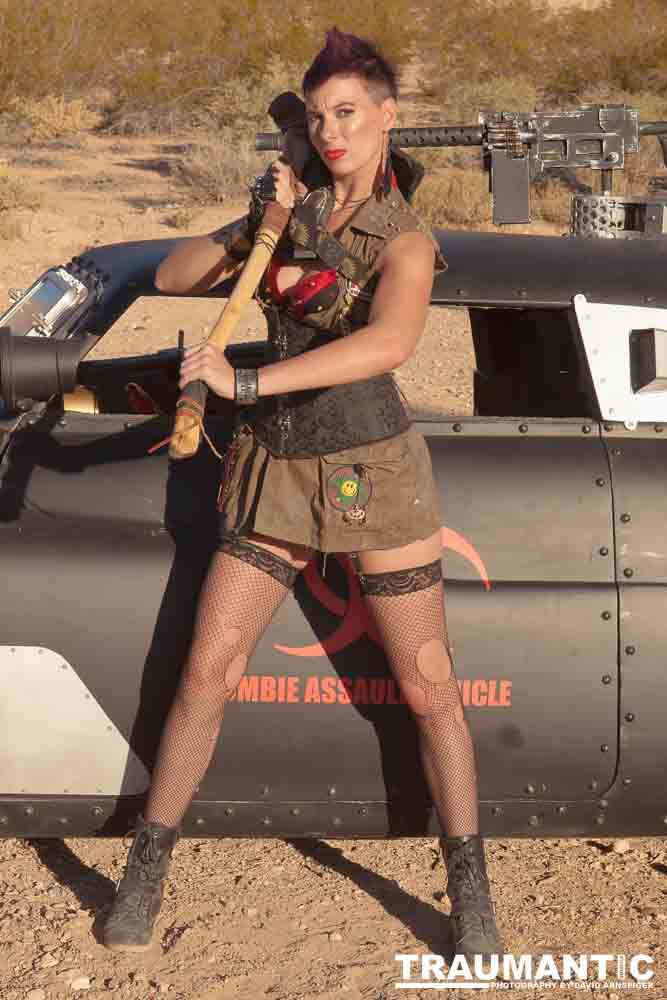 The Nuclear Bombshells invited me out to Goodsprings, NV for a promo shoot.