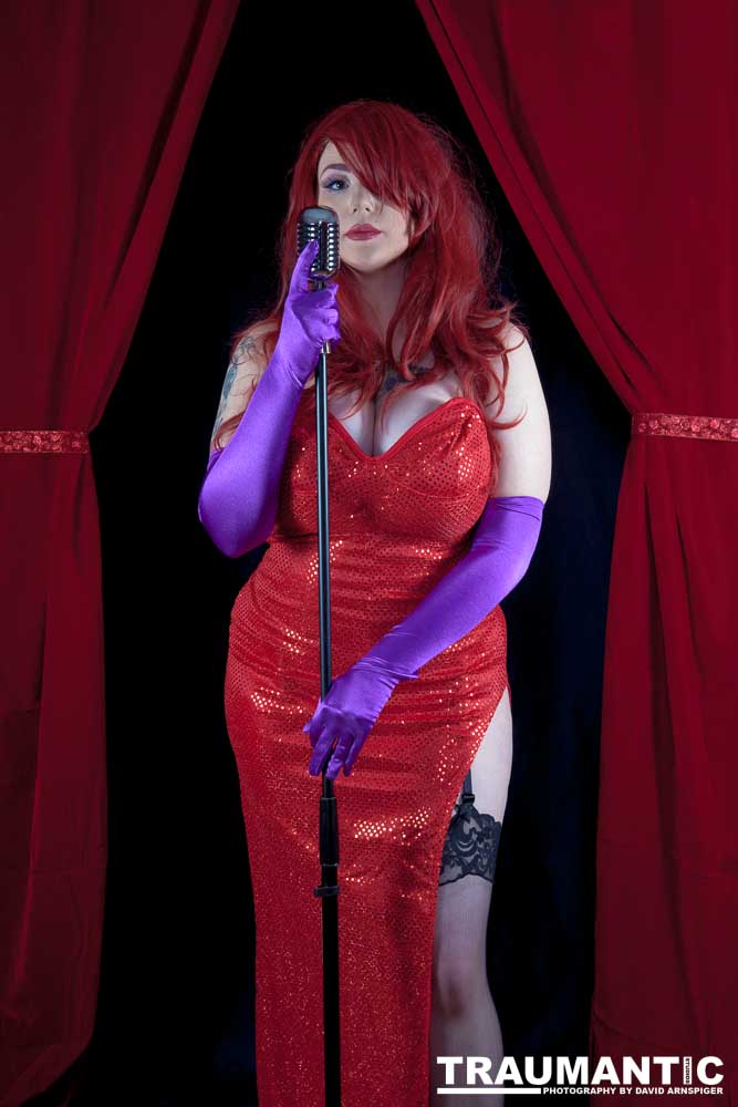 A fun Jessica Rabbit session for Sarah.