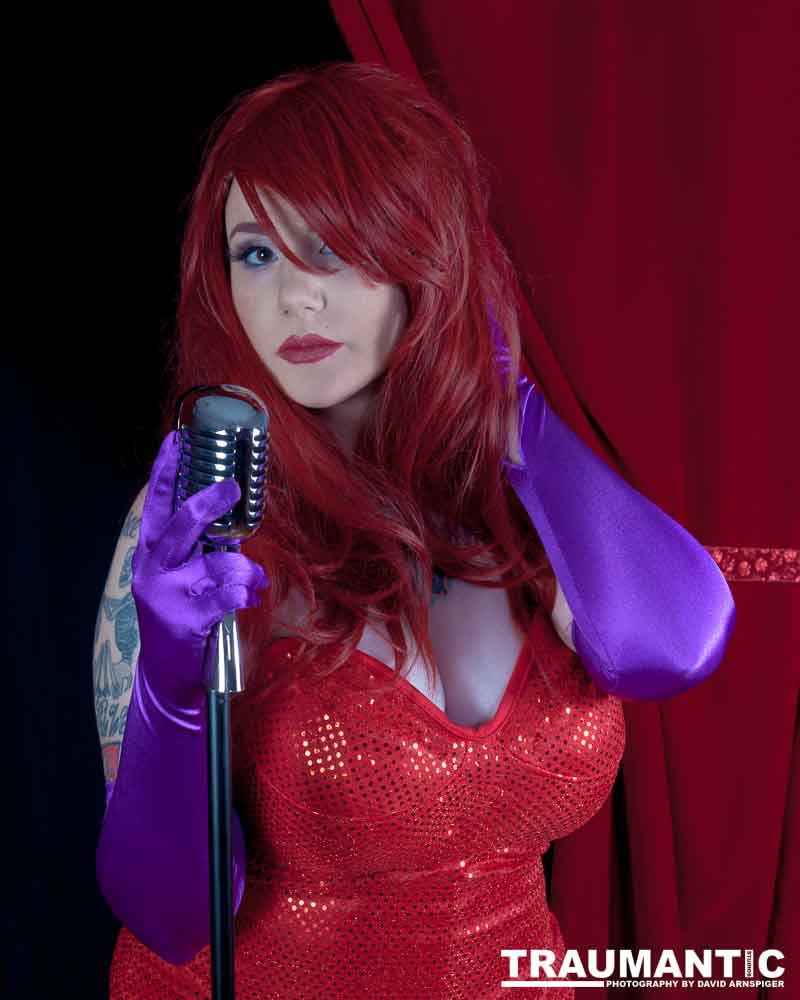 A fun Jessica Rabbit session for Sarah.