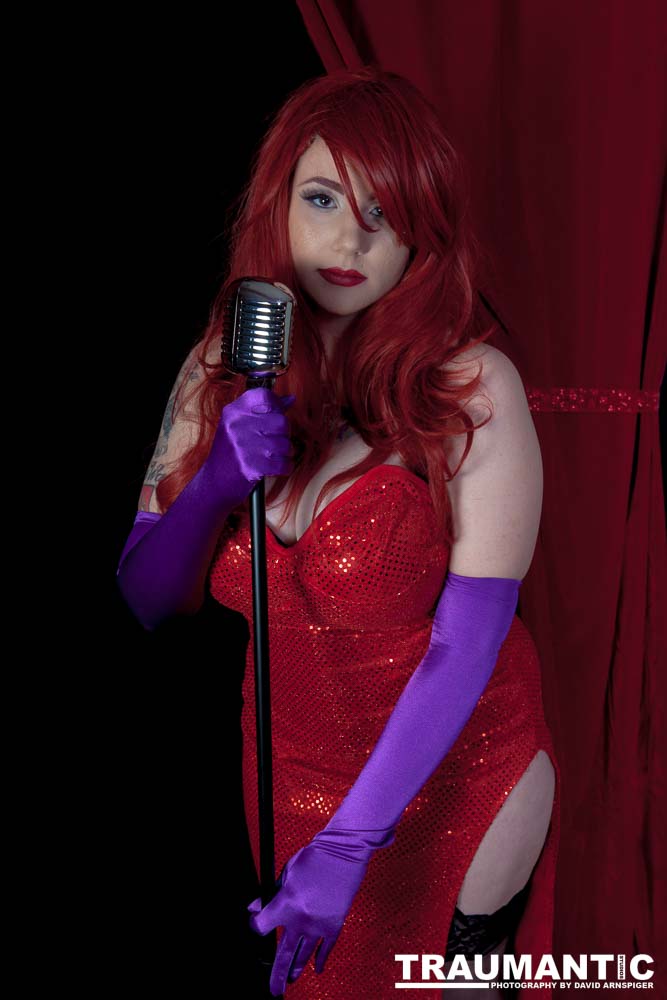 A fun Jessica Rabbit session for Sarah.