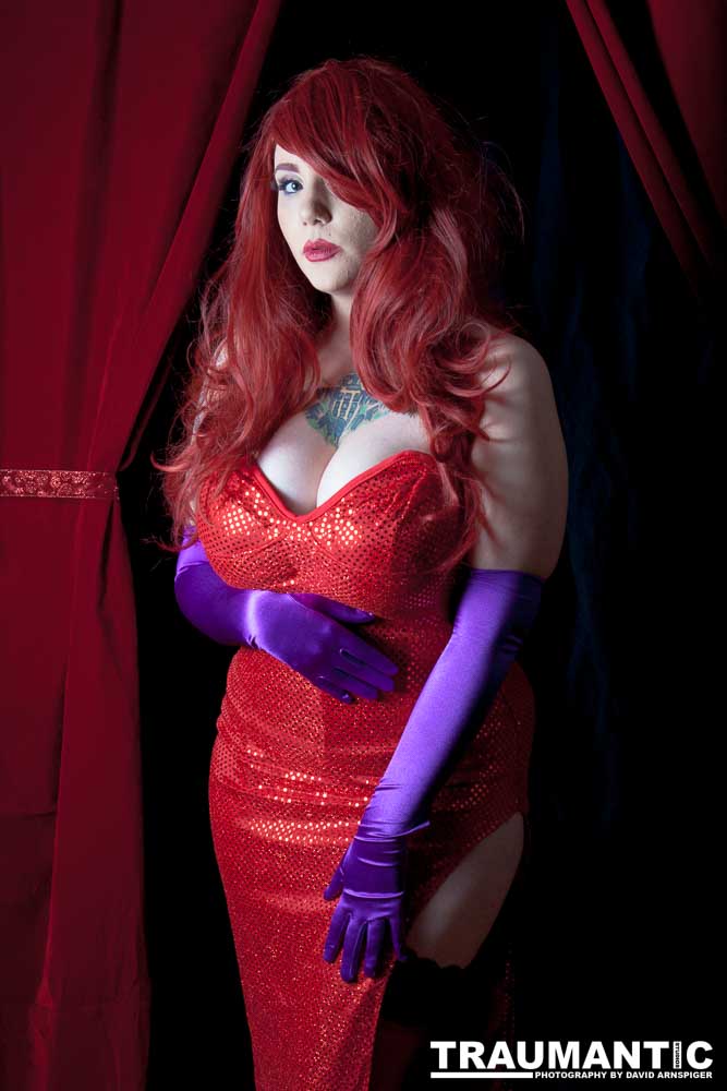 A fun Jessica Rabbit session for Sarah.