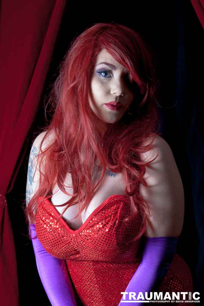 A fun Jessica Rabbit session for Sarah.