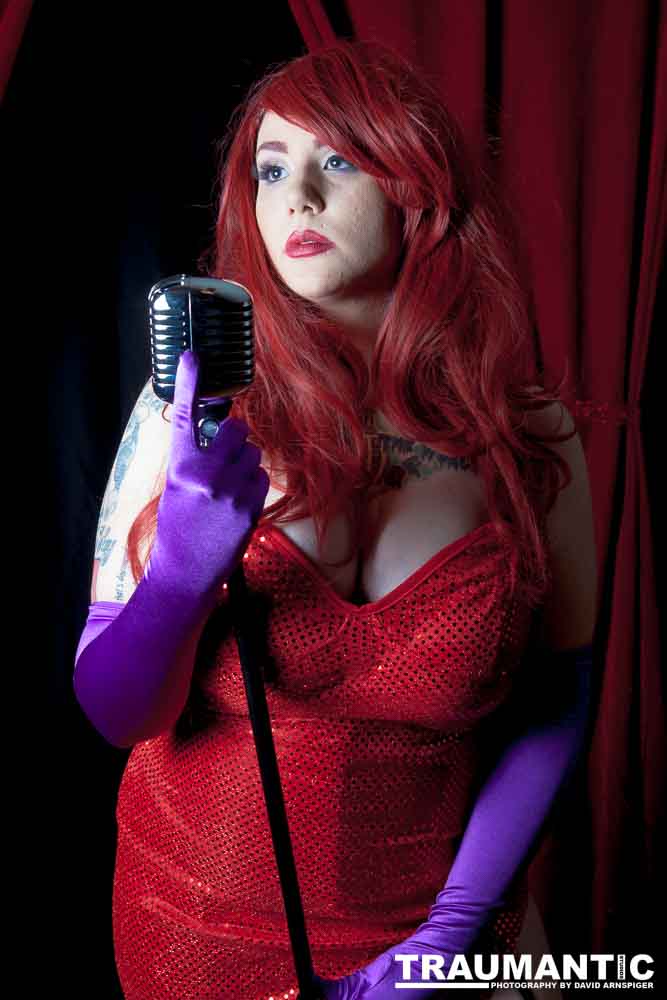 A fun Jessica Rabbit session for Sarah.