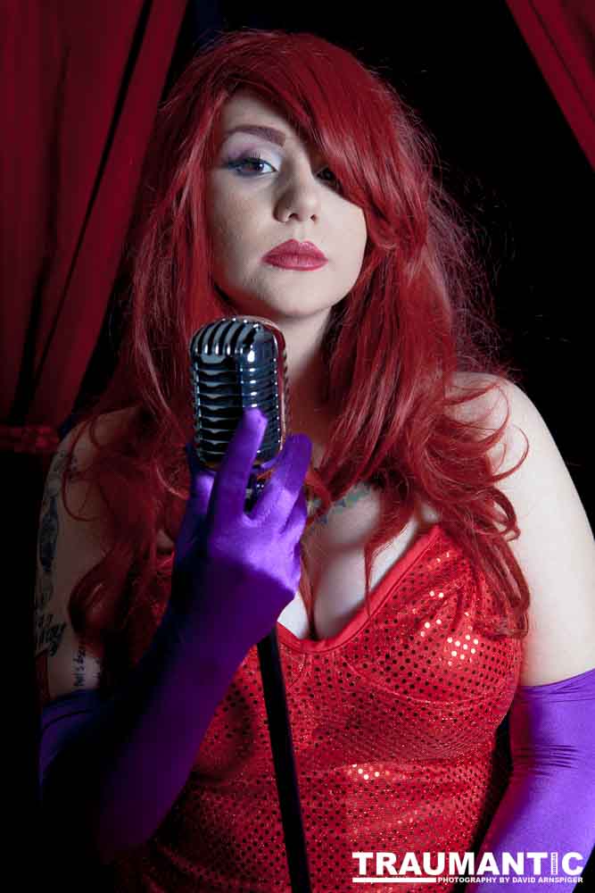 A fun Jessica Rabbit session for Sarah.