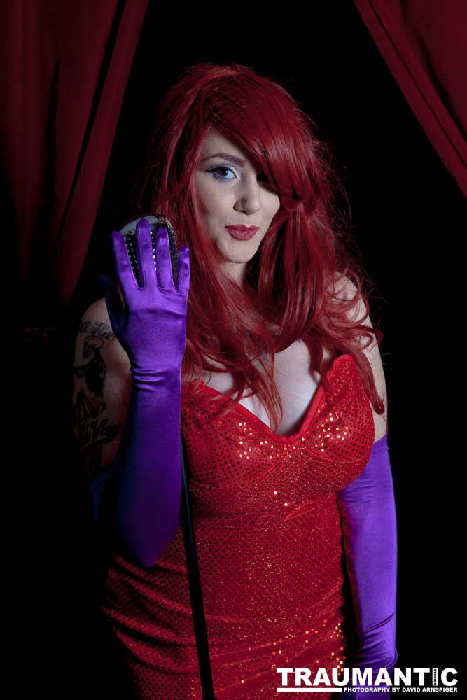 A fun Jessica Rabbit session for Sarah.