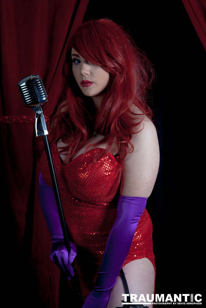 A fun Jessica Rabbit session for Sarah.