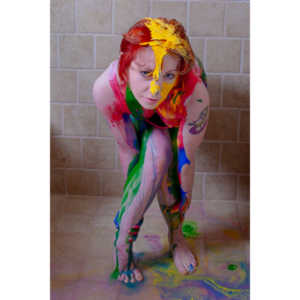 Rebecca had an idea to do a shoot with paint.  This is the result.