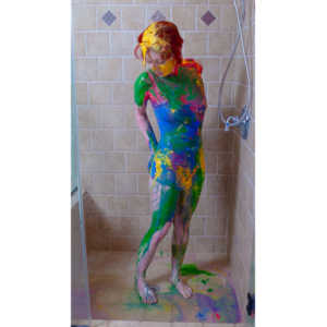 Rebecca had an idea to do a shoot with paint.  This is the result.