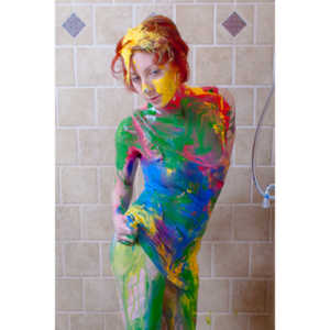 Rebecca had an idea to do a shoot with paint.  This is the result.