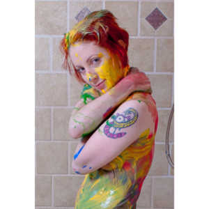 Rebecca had an idea to do a shoot with paint.  This is the result.