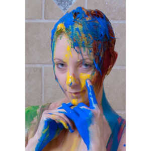 Rebecca had an idea to do a shoot with paint.  This is the result.