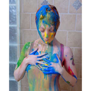 Rebecca had an idea to do a shoot with paint.  This is the result.