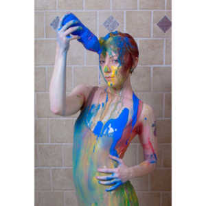 Rebecca had an idea to do a shoot with paint.  This is the result.