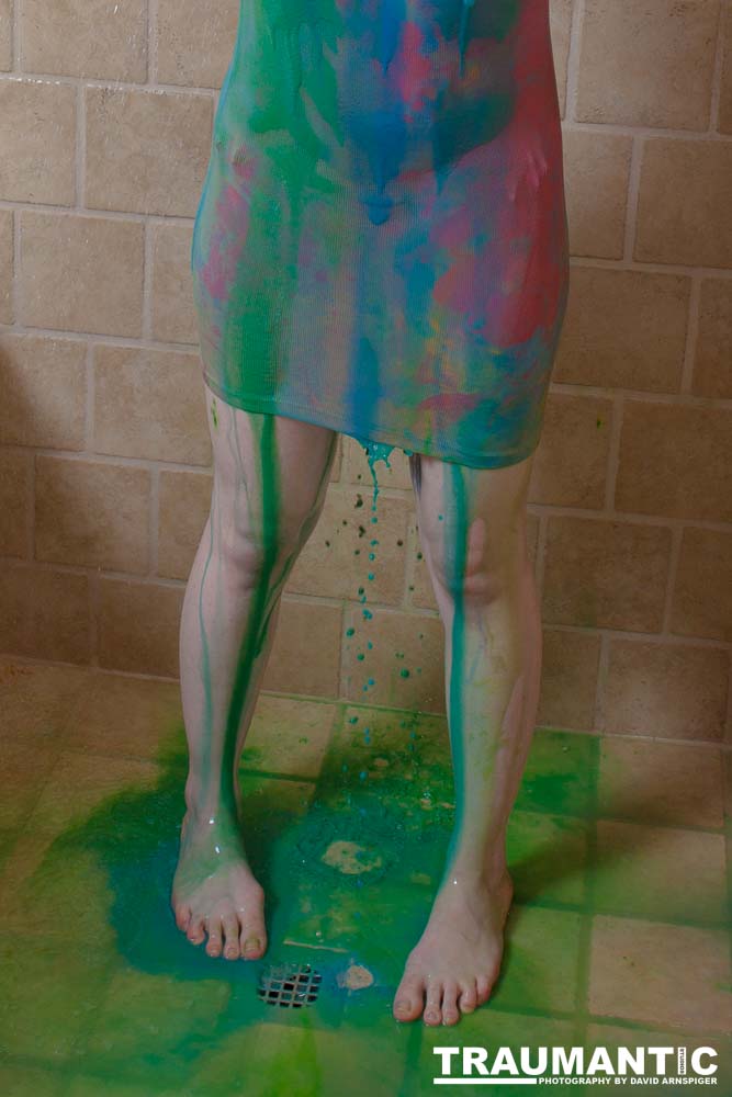 Rebecca had an idea to do a shoot with paint.  This is the result.