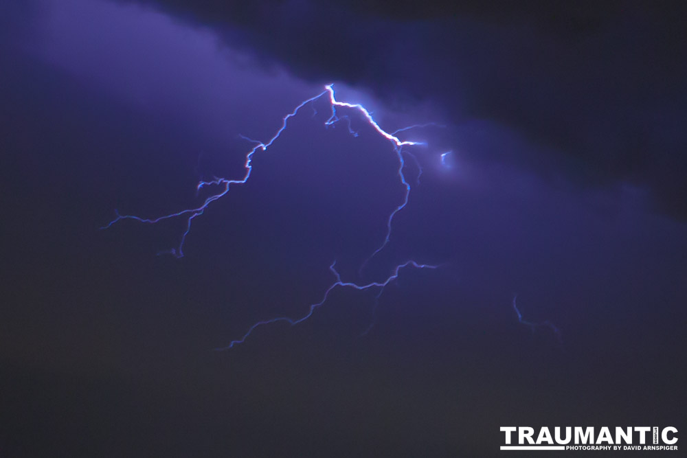 Lightning fun at the Holiday Twin drive-in.