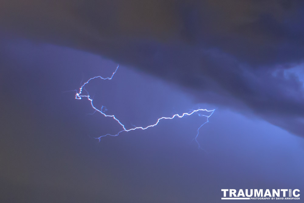 Lightning fun at the Holiday Twin drive-in.