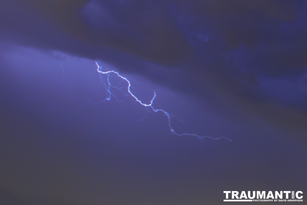 Lightning fun at the Holiday Twin drive-in.