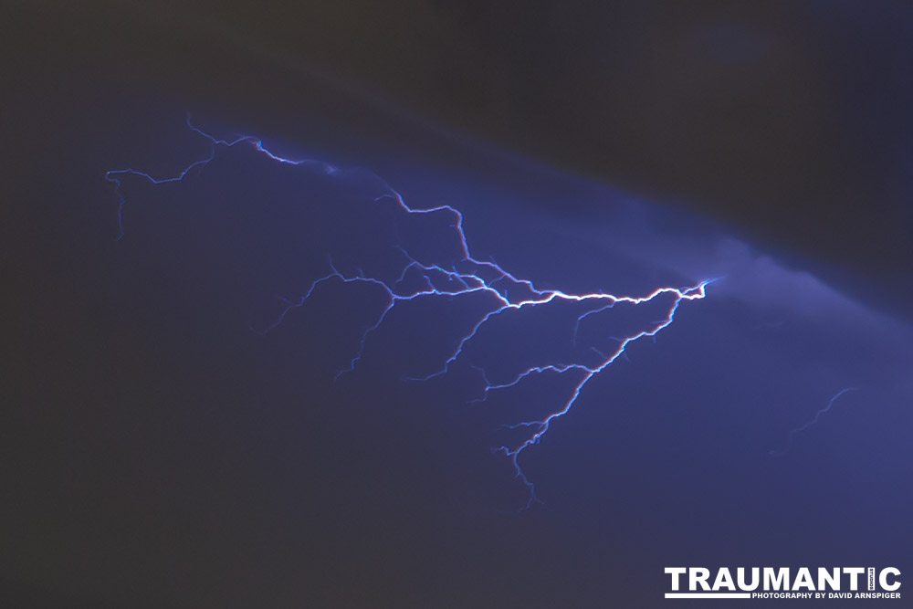 Lightning fun at the Holiday Twin drive-in.