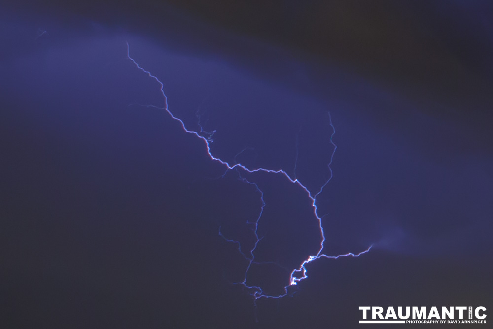 Lightning fun at the Holiday Twin drive-in.