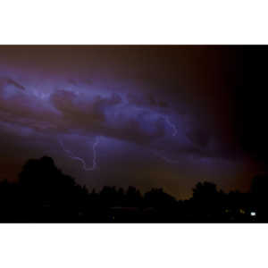 Lightning fun at the Holiday Twin drive-in.