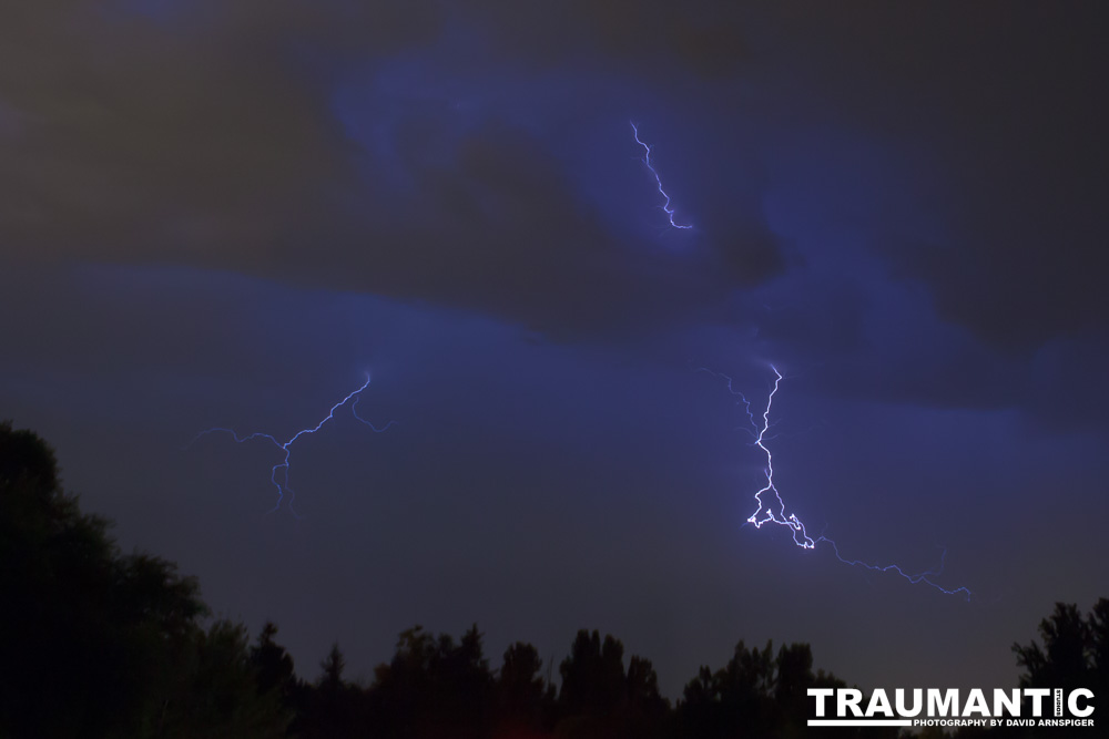 Lightning fun at the Holiday Twin drive-in.