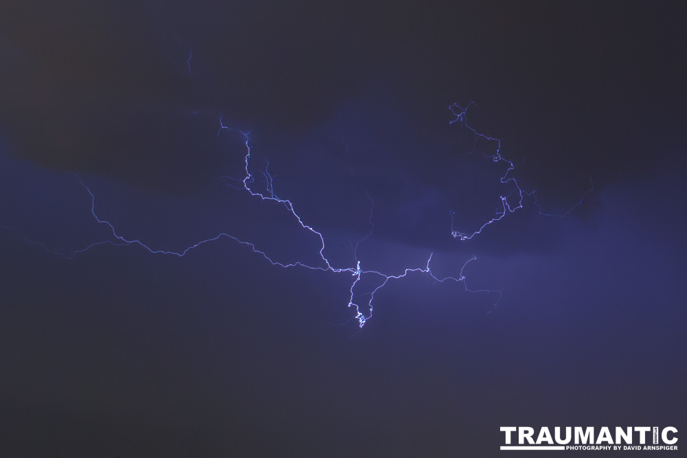 Lightning fun at the Holiday Twin drive-in.