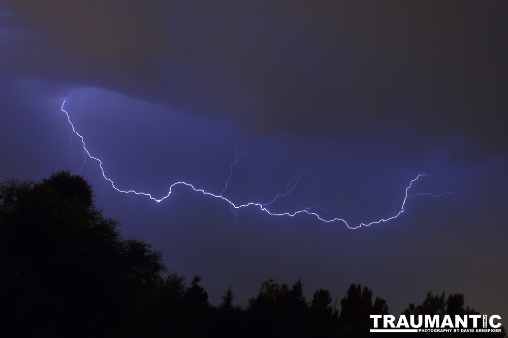 Lightning fun at the Holiday Twin drive-in.