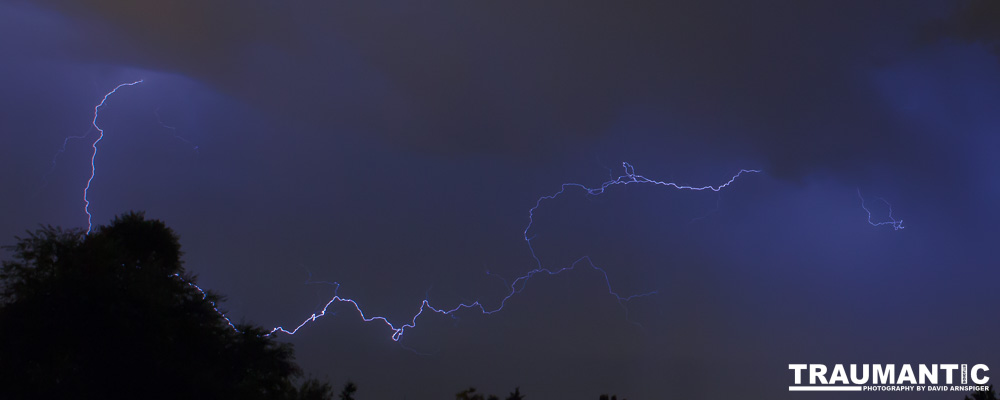 Lightning fun at the Holiday Twin drive-in.