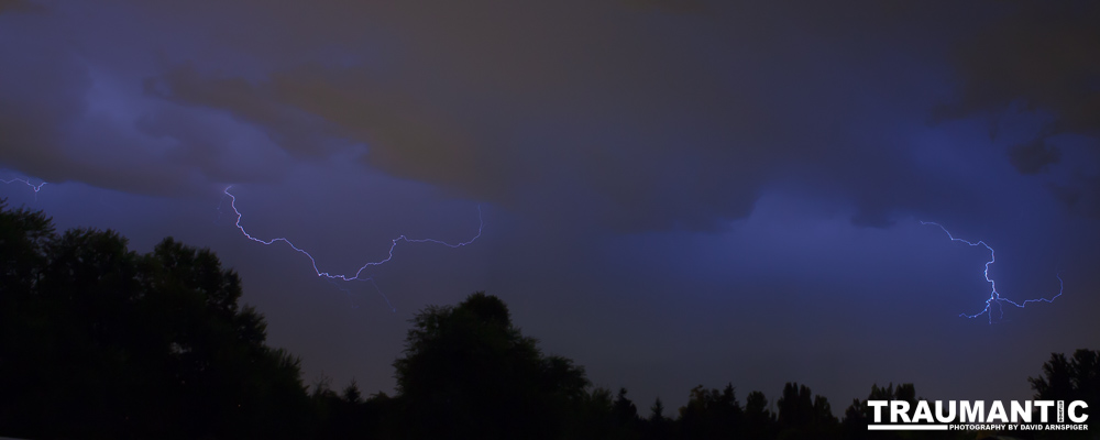 Lightning fun at the Holiday Twin drive-in.