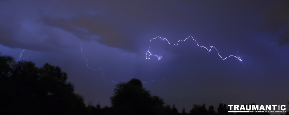 Lightning fun at the Holiday Twin drive-in.