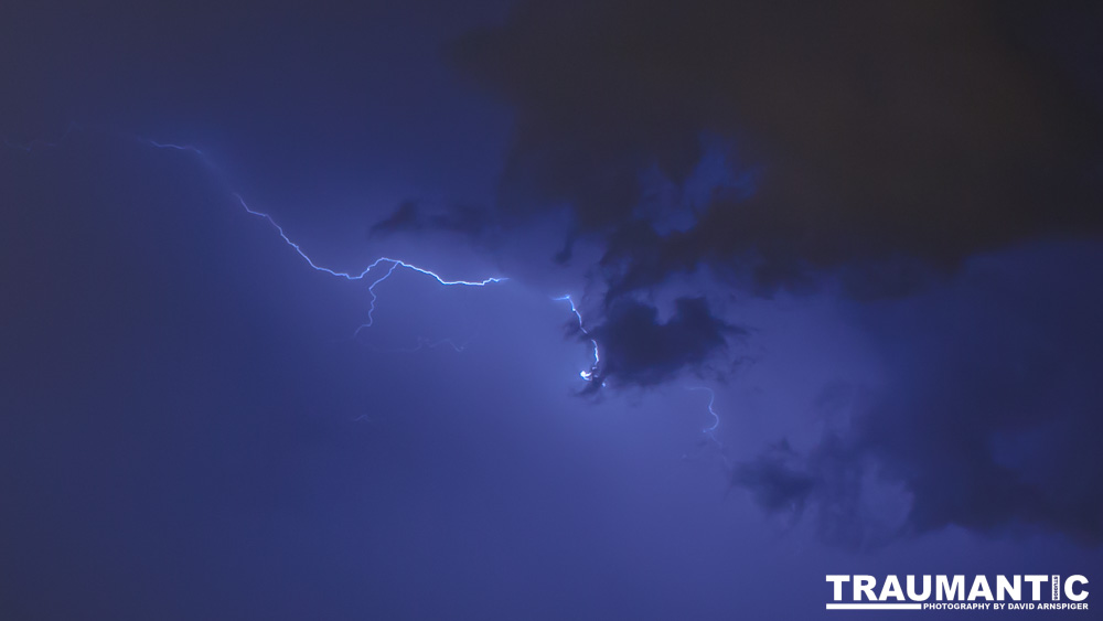 Lightning fun at the Holiday Twin drive-in.