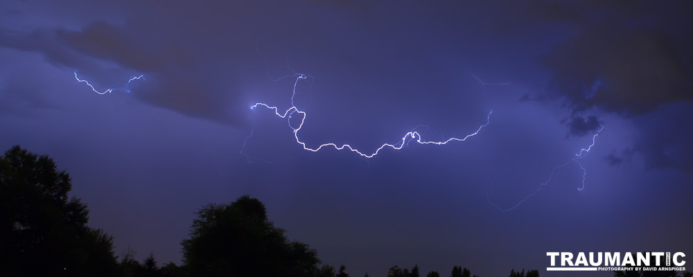 Lightning fun at the Holiday Twin drive-in.