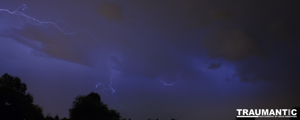 Lightning fun at the Holiday Twin drive-in.